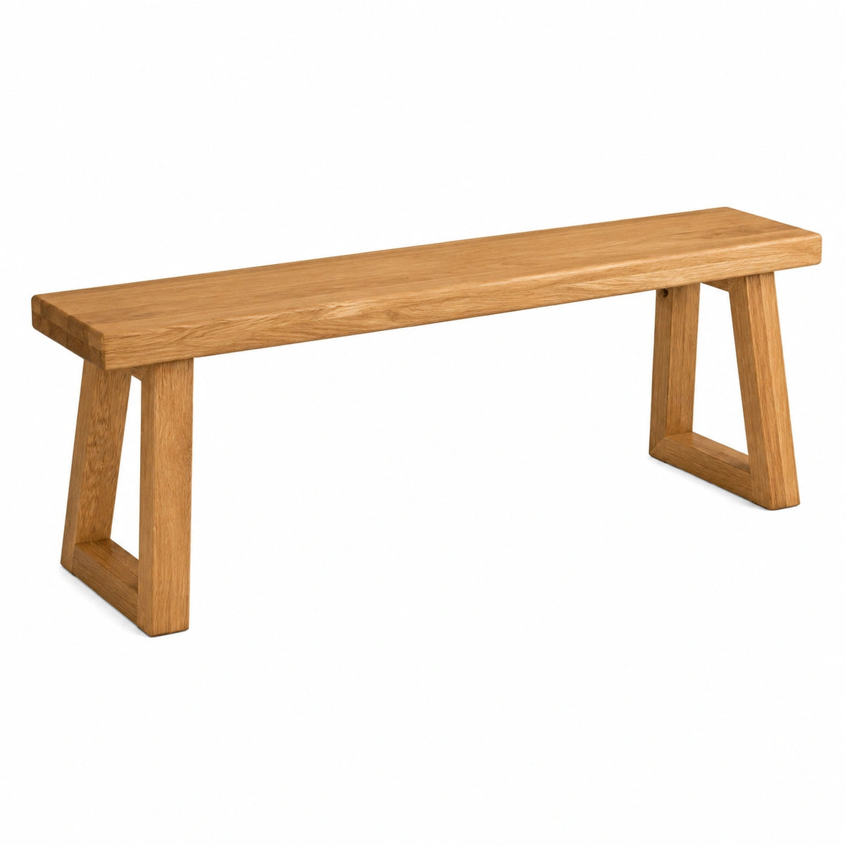 Banc 140 x 35 x 45 cm en bois naturel style contemporain